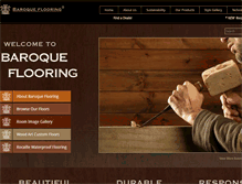 Tablet Screenshot of baroqueflooring.com